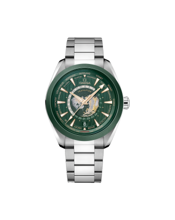 Seamaster Aqua Terra 150M Co-Axial Master Chronometer GMT Worldtimer 43 mm - Green