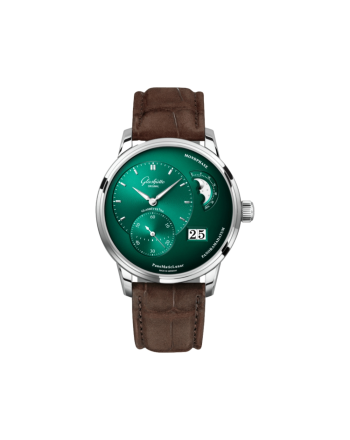 PanoMaticLunar Green 40mm - Stainless Steel on Strap