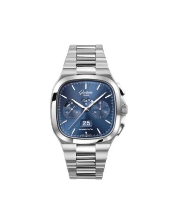 Seventies Chronograph Blue 40mm - PVD Coated Stainless Steel on Bracelet