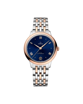 De Ville Prestige Co-Axial Master Chronometer 34 mm Blue - Stainless Steel - Sedna Gold