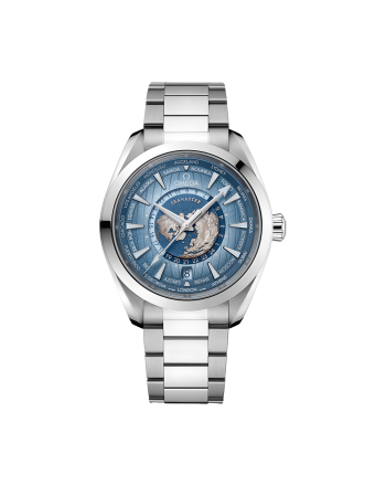 Seamaster Aqua Terra 150M Co-Axial Master Chronometer GMT Worldtimer 43 mm - Summer Blue